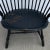 American Black-Painted Sackback Windsor Knuckle Armchair For Sale - Image 4 of 11