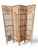 Vintage Woven Rattan Sunburst Four-Panel Room Divider Screen For Sale - Image 11 of 11