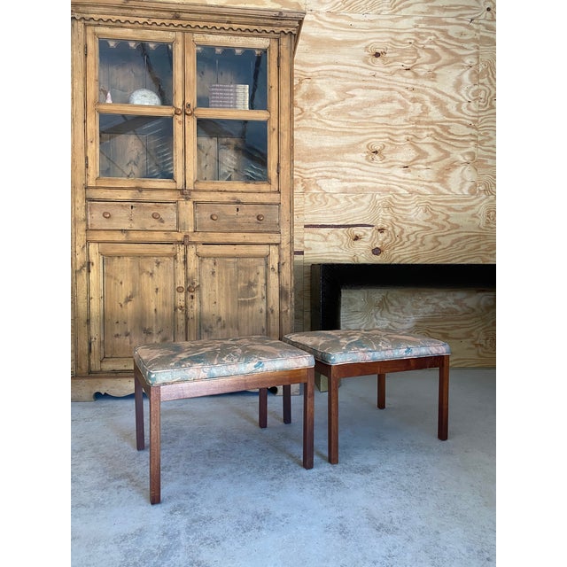 Harvey Probber-Style Pair Ottomans / Benches For Sale - Image 6 of 16