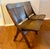 Heywood-Wakefield Antique Oak Double Seat Folding Bench by Brunswick Seating Works Inc., Lawrenceville Va For Sale - Image 4 of 7