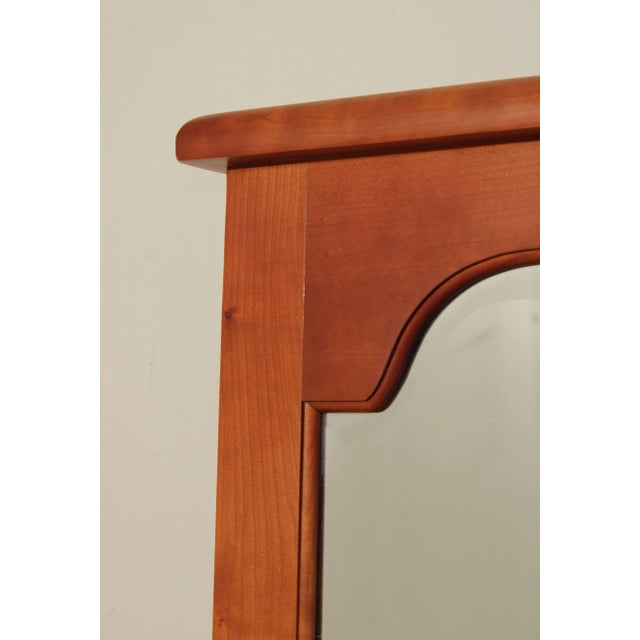 Wood Stuart David Solid Cherry Frame Wall Mirror For Sale - Image 7 of 12