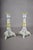 Hand-Painted Ceramic Candlesticks with Heraldic Floral Decoration, 1910s, Set of 2 For Sale - Image 6 of 12