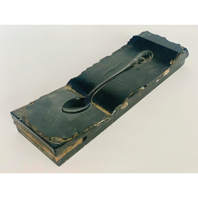 Tiffany and Co. Antique Tiffany & Co. 'Farm' Infant Sterling Silver Feeding Spoon Steel Mold, Circa Early 20th Century For Sale - Image 4 of 13