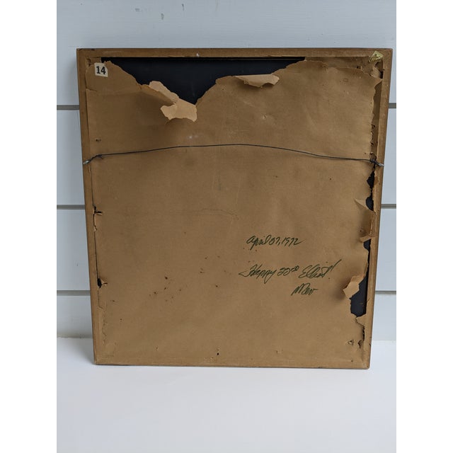 "Conspiracy" – 1972 Signed Woodblock Print, Framed For Sale - Image 11 of 12