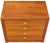 Wood 1970s Danish Mid-Century Modern Teak 4-Drawer Bachelor Chest of Drawer For Sale - Image 7 of 11