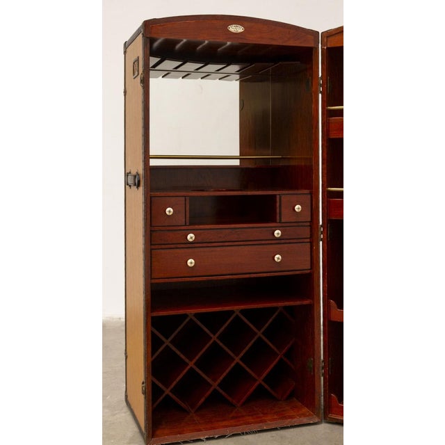Brown Starbay Bar Cabinet in Mahogany For Sale - Image 8 of 18