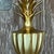 Vintage Regency Petite Brass Pineapple Lamp For Sale - Image 12 of 14
