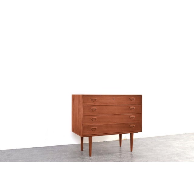 Wood Teak Chest of Drawers by Kai Kristiansen for Feldballes Møbelfabrik, Denmark, 1960s For Sale - Image 7 of 17