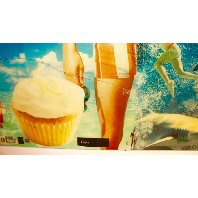 Contemporary Epoxy Resin Collage American British Alex Echo For Sale - Image 3 of 11