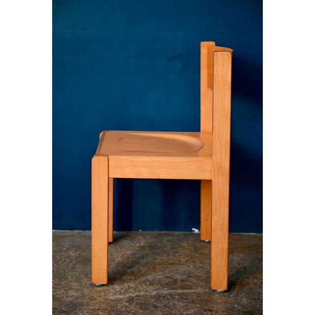Vintage Scandinavian Childrens Chair in Wood For Sale - Image 5 of 8