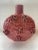 Chinese Porcelain Vase Hand Sculpted Pink Flowers For Sale In Philadelphia - Image 6 of 10