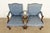 Kittinger Chippendale Carved Mahogany Open Arm Library Chairs | Pair For Sale In South Bend - Image 6 of 18