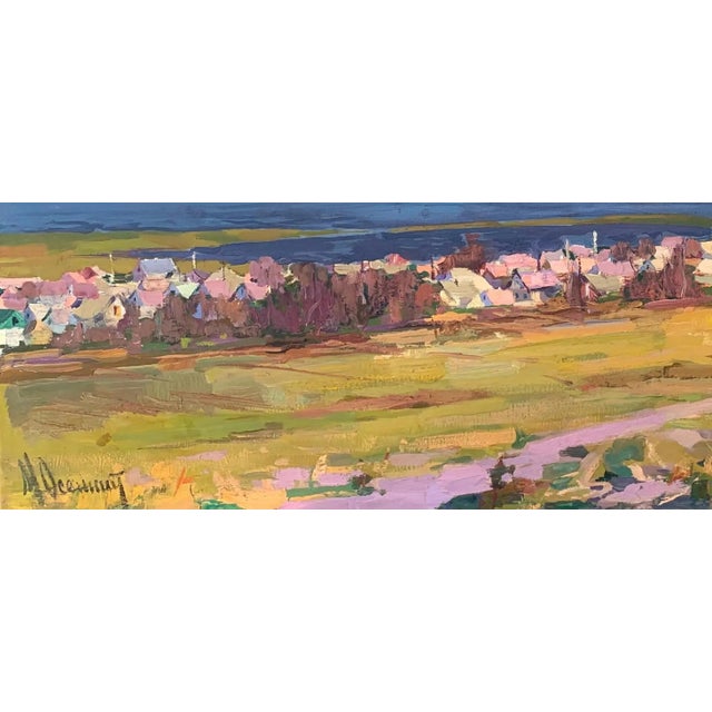 Impressionist River Landscape Oil Painting, 1970s For Sale - Image 4 of 6