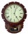 Antique Mahogany Drop Dial Wall Clock, 1860 For Sale