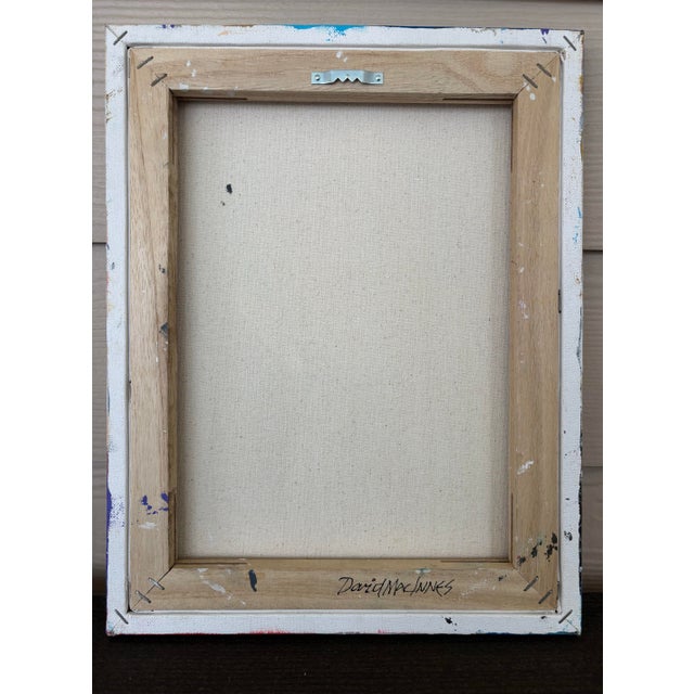 David Mac Innes Abstract Painting on Canvas Signed by Artist For Sale In Charleston - Image 6 of 9