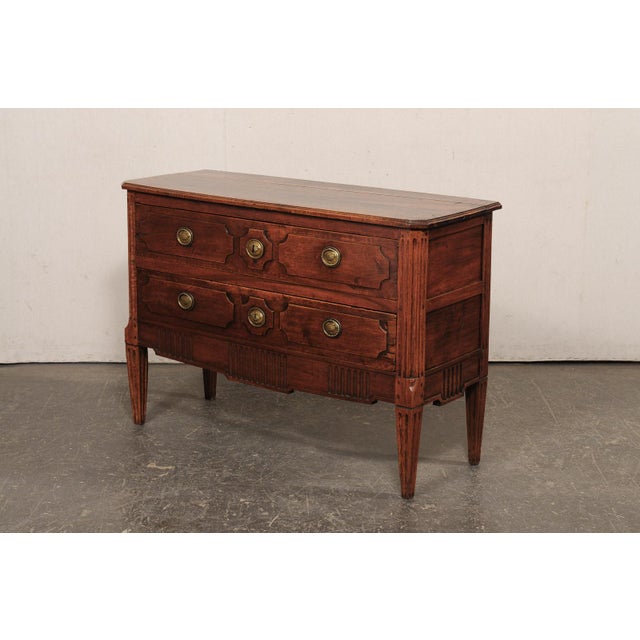 18th C. French Carved Walnut Commode For Sale - Image 14 of 14