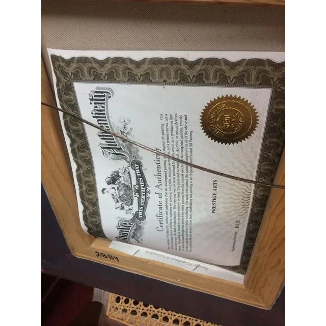 Traditional Vintage Floral Still Life, Painting Framed and Signed For Sale - Image 3 of 5