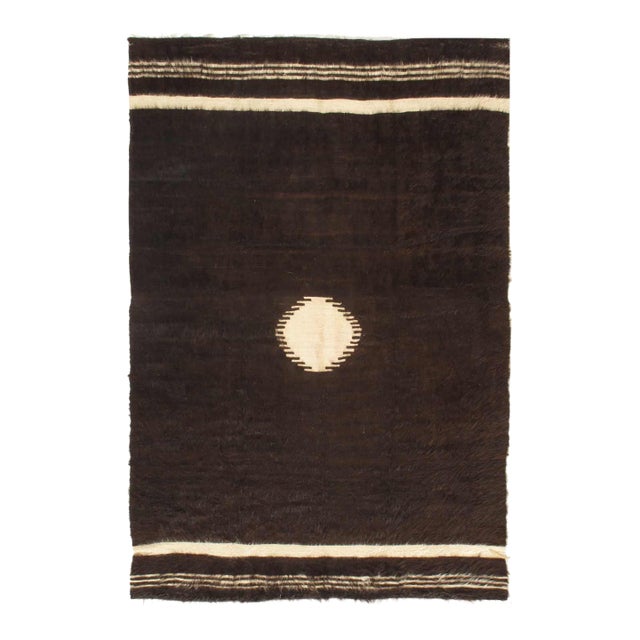 Pasargad DC Antique Mohair Wool Navajo Design Rug For Sale