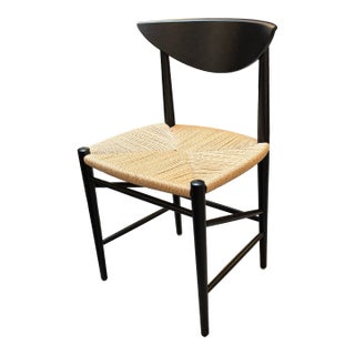 Hvidt & Mølgaard for &Tradition Drawn Side Chair, Black Oak Wood For Sale