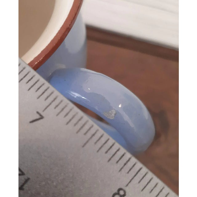 Early 20th Century English Blue Torquay Seagull Bird Creamer Pottery For Sale - Image 5 of 8