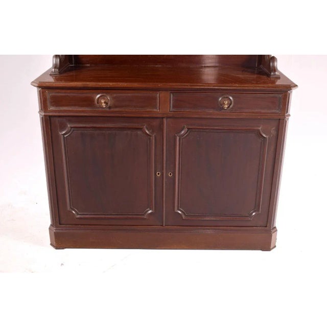 Antique Victorian Mahogany Sideboard, 1890s For Sale - Image 5 of 7