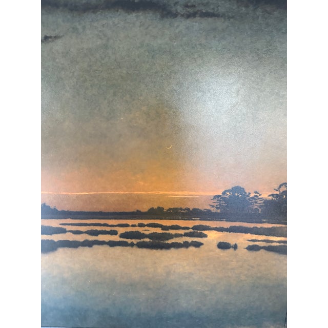 Large Mickey Williams Landscape Oil Painting on Canvas Framed For Sale In Charleston - Image 6 of 8