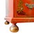 1960s Hollywood Regency Chinoiserie Red Lacquered Hand-Painted Chest of Drawers Attributed To Baker Furniture For Sale - Image 10 of 11