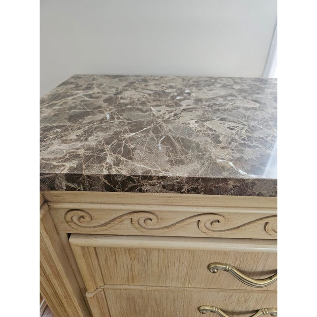 Wood Bernhardt White Oak Bedroom Dresser For Sale - Image 7 of 11