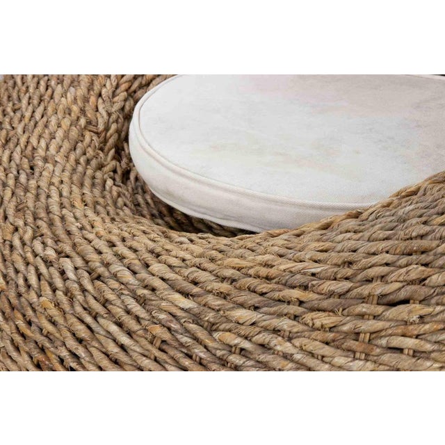 Vintage Banana Tree Rattan Chairs, Sofa & Coffee Table, 1990s, Set of 3 For Sale - Image 6 of 9