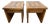 Pair of Mid Century Brutalist Lane Alta Vista End Tables, Nightstands For Sale