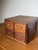 Wood Small Desk Filing Cabinet in Oak For Sale - Image 7 of 7