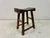 Antique Rustic Elm Stool For Sale - Image 6 of 14
