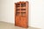 Farmhouse English Country Farmhouse Carved Walnut Bookcase Cabinet, 1970s For Sale - Image 3 of 13