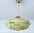 Modern Art Deco Pendant Light in Marble Glass, 1930s For Sale - Image 3 of 18