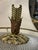 Metal Vintage Hollywood Regency Style Beaded Lamp For Sale - Image 7 of 10