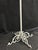 Vintage Brass Garment Stand With Ornate White-Painted Metal Base, 77” For Sale - Image 11 of 11