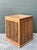 Vintage Slat Wood Side Table For Sale In West Palm - Image 6 of 12