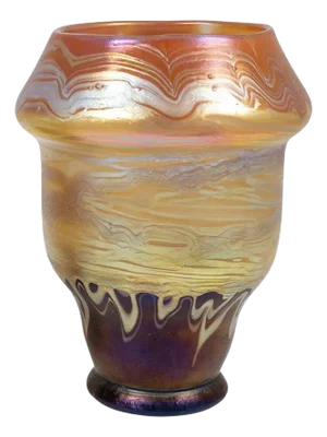 Art Nouveau Bohemian Glass Vase PG 358 from Johann Loetz Witwe, 1900s