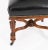 Wood Antique French Walnut and Black Leather Dining Chairs, 19th Century, Set 12 For Sale - Image 7 of 13