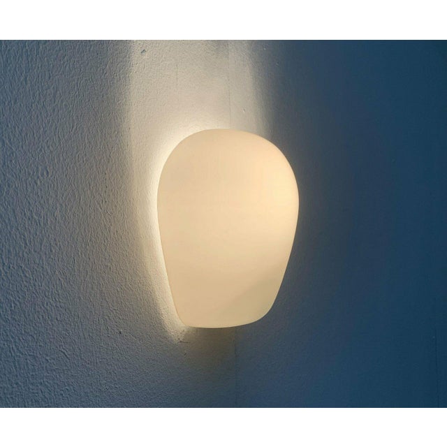 Mid-Century Modern German Muschel Glass Wall Lamps by Wilhelm Wagenfeld for Peill & Putzler, Set of 3 For Sale - Image 16 of 18