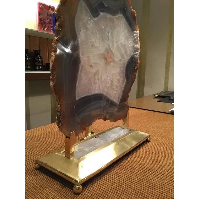 Italian Illuminating Fossil Table Lamp, 2000s For Sale - Image 3 of 9