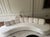 Textile Custom Contemporary Off-White Curved Sofa For Sale - Image 7 of 7