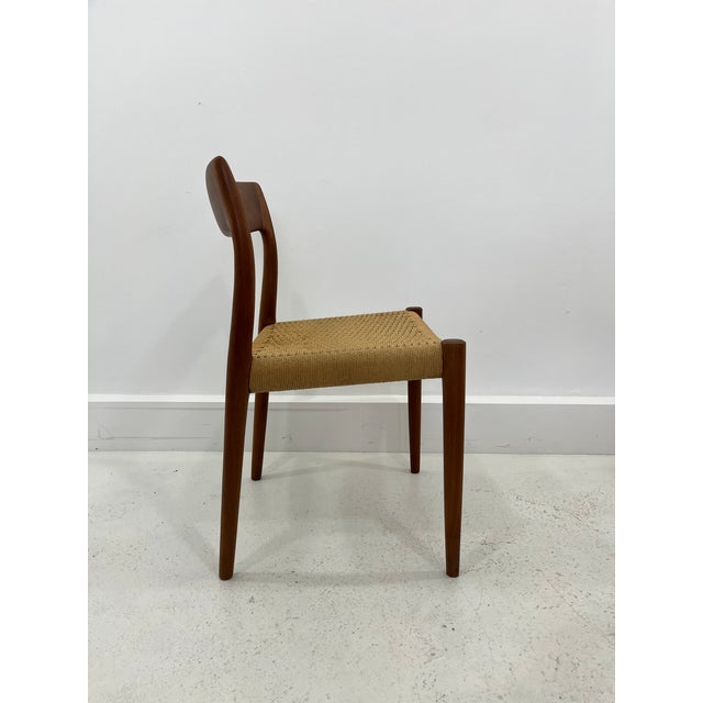 Brown Vintage Danish Chairs by Niels Møller for J. L. Møllers, 1960s, Set of 4 For Sale - Image 8 of 15