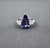 5.09 Ct Gia Certified Nh Color Change Sapphire & Diamond Ring Size 6.5 For Sale In Chicago - Image 6 of 14