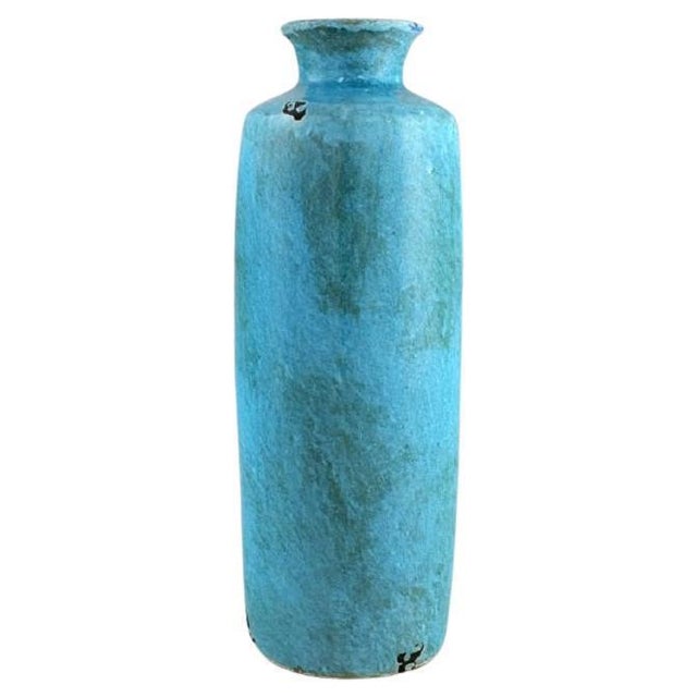 Large Vase in Glazed Stoneware, 1970s For Sale - Image 9 of 9
