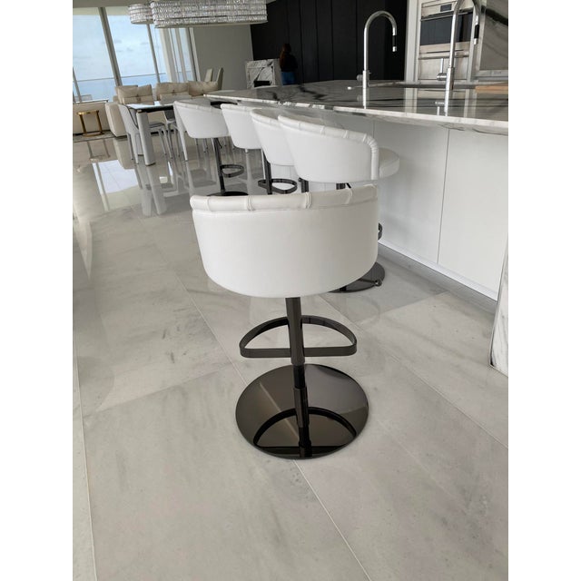 Contemporary Fendi Bibendum Bar Stools - Set of 5 For Sale - Image 3 of 5
