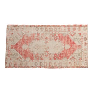 Vintage Distressed Oushak Rug - 2'6" X 4'8" For Sale