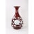 Ceramic 20th-Century Chinese Red-Glazed Vase With White Inscribed Flowers For Sale - Image 7 of 11