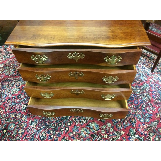 Vintage Bachelor Chest, Four Drawer Chest, Statton Furniture For Sale - Image 10 of 16