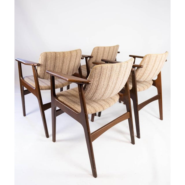 Danish Teak Dining Room Chairs, 1960s, Set of 4 For Sale - Image 4 of 15